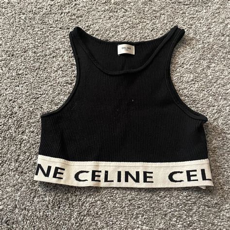 celine crop tank